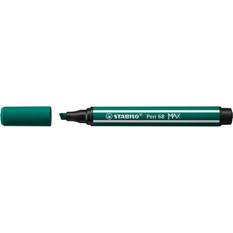 Μαρκαδόρος STABILO Pen 68 MAX 2πλης γραφής 5 mm + 1 mm 68/53 turquoise green (Turquoise Green)