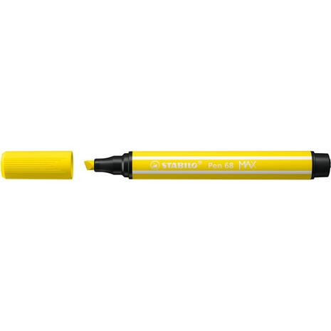 Μαρκαδόρος STABILO Pen 68 MAX 2πλης γραφής 5 mm + 1 mm 68/24 lemon yellow (Lemon Yellow)