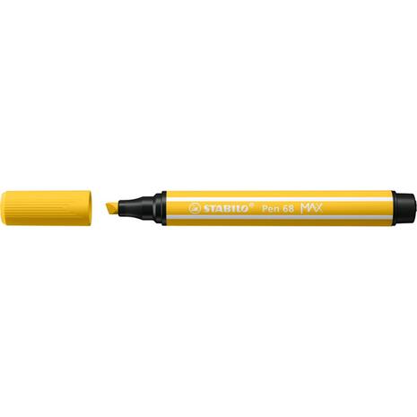 Μαρκαδόρος STABILO Pen 68 MAX 2πλης γραφής 5 mm + 1 mm 68/44 yellow (Yellow)