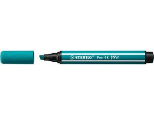 Μαρκαδόρος STABILO Pen 68 MAX 2πλης γραφής 5 mm + 1 mm 68/51 turquoise blue (Turquoise Blue)
