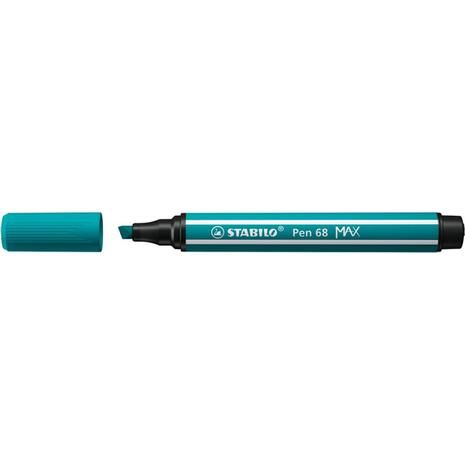Μαρκαδόρος STABILO Pen 68 MAX 2πλης γραφής 5 mm + 1 mm 68/51 turquoise blue (Turquoise Blue)