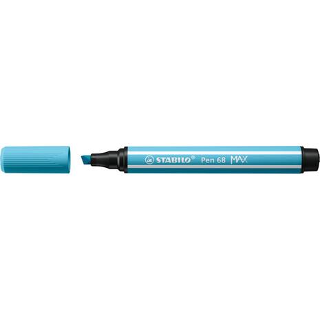 Μαρκαδόρος STABILO Pen 68 MAX 2πλης γραφής 5 mm + 1 mm 68/57 azure (Azure)