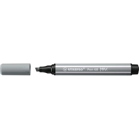 Μαρκαδόρος STABILO Pen 68 MAX 2πλης γραφής 5 mm + 1 mm 68/95 medium cold grey (Cold Grey)