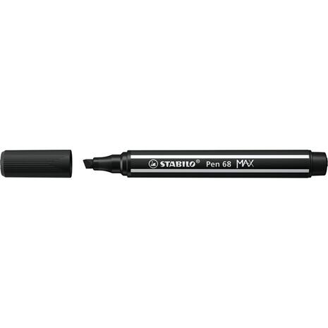 Μαρκαδόρος STABILO Pen 68 MAX 2πλης γραφής 5 mm + 1 mm 68/46 black (Black)