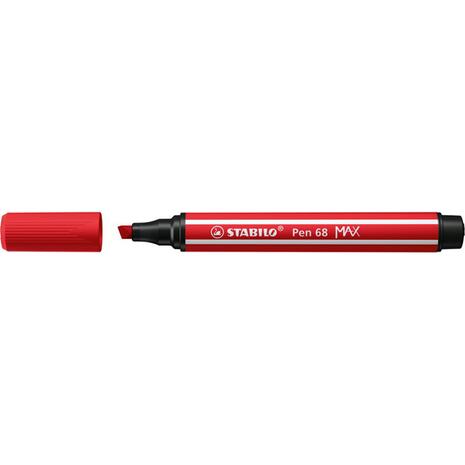 Μαρκαδόρος STABILO Pen 68 MAX 2πλης γραφής 5 mm + 1 mm 68/48 carmine red (Carmine Red)