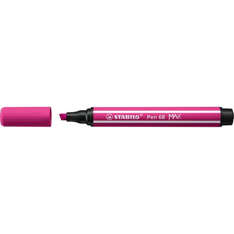 Μαρκαδόρος STABILO Pen 68 MAX 2πλης γραφής 5 mm + 1 mm 68/56 rose (Rose)