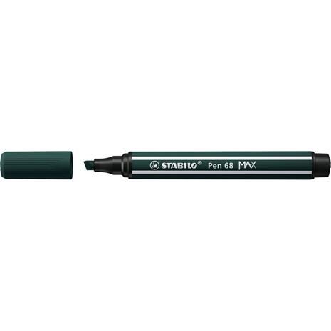 Μαρκαδόρος STABILO Pen 68 MAX 2πλης γραφής 5 mm + 1 mm 68/63 earth green (Green Earth)