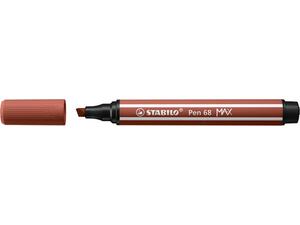 Μαρκαδόρος STABILO Pen 68 MAX 2πλης γραφής 5 mm + 1 mm 68/75 sienna (Καφέ Sienna)