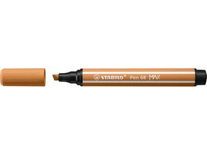 Μαρκαδόρος STABILO Pen 68 MAX 2πλης γραφής 5 mm + 1 mm 68/89 dark ochre (Dark Ochre)