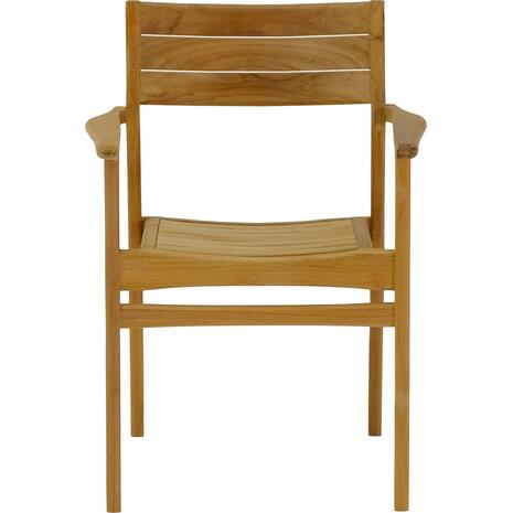 ΠΟΛΥΘΡΟΝΑ BOZZY HM9935 ΜΑΣΙΦ ΞΥΛΟ TEAK ΣΕ ΦΥΣΙΚΟ 58x61x80,5Υ (σετ 2 τεμαχίων)