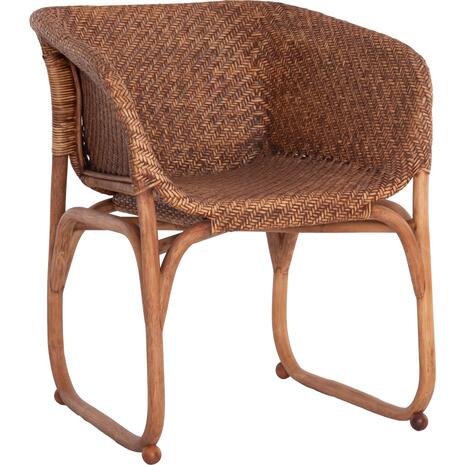 ΠΟΛΥΘΡΟΝΑ ΕΣΩΤ.ΧΩΡΩΝ TUCKET HM9958.02 ΦΥΣΙΚΟ RATTAN-ΚΑΡΥΔΙ ΧΡΩΜΑ 63x60x77Υεκ