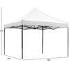 ΚΙΟΣΚΙ/GAZEBO MATTHEW HM6312 ΠΤΥΣΣΟΜΕΝΟ-ΣΚΕΛΕΤΟΣ ΜΕΤΑΛ.ΜΑΥΡΟΣ-ΛΕΥΚΟ ΥΦΑΣΜΑ 3x6x3,10Yμ