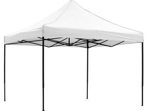 ΚΙΟΣΚΙ/GAZEBO MATTHEW HM6312 ΠΤΥΣΣΟΜΕΝΟ-ΣΚΕΛΕΤΟΣ ΜΕΤΑΛ.ΜΑΥΡΟΣ-ΛΕΥΚΟ ΥΦΑΣΜΑ 3x6x3,10Yμ