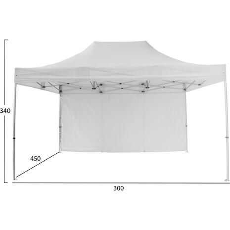 GAZEBO ΕΠΑΓΓΕΛΜΑΤΙΚΟ ΒΑΡΕΩΣ ΤΥΠΟΥ CRESSEN HM6306 ΠΤΥΣΣΟΜΕΝΟ ΑΛΟΥΜΙΝΙΟΥ 3x4,5x3,4Y