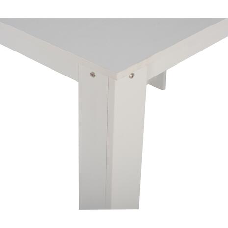 ΤΡΑΠΕΖΙ ΚΟΥΖΙΝΑΣ KELVIN 140x80x77Υεκ. ΛΕΥΚΟ HM2429.03