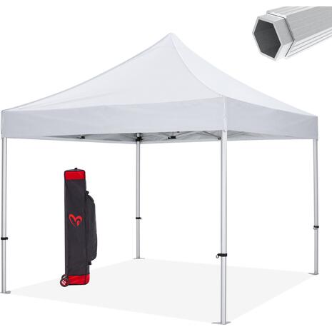 GAZEBO ΕΠΑΓΓΕΛΜΑΤΙΚΟ ΒΑΡΕΩΣ ΤΥΠΟΥ MATTHEW-AL HM6313 ΠΤΥΣΣΟΜΕΝΟ ΑΛΟΥΜΙΝΙΟΥ 3x3x3,4Y