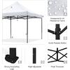 ΚΙΟΣΚΙ/GAZEBO MATTHEW HM6310 ΠΤΥΣΣΟΜΕΝΟ-ΣΚΕΛΕΤΟΣ ΜΕΤΑΛ.ΜΑΥΡΟΣ-ΛΕΥΚΟ ΥΦΑΣΜΑ 3x3x3,10Yμ