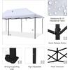 ΚΙΟΣΚΙ/GAZEBO MATTHEW HM6312 ΠΤΥΣΣΟΜΕΝΟ-ΣΚΕΛΕΤΟΣ ΜΕΤΑΛ.ΜΑΥΡΟΣ-ΛΕΥΚΟ ΥΦΑΣΜΑ 3x6x3,10Yμ