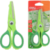 Ψαλίδι Σχολικό Deli Magic Zoo 13.4cm για Δεξιόχειρες & Αριστερόχειρες (διάφορα χρώματα)
