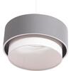 ΦΩΤΙΣΤΙΚΟ ΟΡΟΦΗΣ ΚΥΛΙΝΔΡΙΚΟ KRIKS HM4706.01 PVC ΣΕ ΛΕΥΚΟ-ΓΚΡΙ Φ30x70Υεκ.