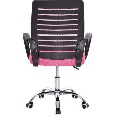 ΚΑΡΕΚΛΑ ΓΡΑΦΕΙΟΥ TRAIL HM1192.35 ΡΟΖ MESH-ΠΟΔΙ ΧΡΩΜΙΟΥ 62x51x98Υεκ.