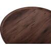 ΤΡΑΠΕΖΙ ΣΑΛΟΝΙΟΥ MARGON HM18026 MDF ΣΕ ΣΚΟΥΡΟ ΚΑΦΕ ΞΥΛΟΥ Φ80x40,5Υεκ.