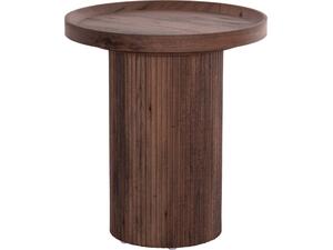 ΒΟΗΘΗΤΙΚΟ ΤΡΑΠΕΖΙ MARGON HM18027 MDF ΣΕ ΣΚΟΥΡΟ ΚΑΦΕ ΞΥΛΟΥ Φ45x50,5Υεκ.