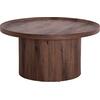 ΤΡΑΠΕΖΙ ΣΑΛΟΝΙΟΥ MARGON HM18026 MDF ΣΕ ΣΚΟΥΡΟ ΚΑΦΕ ΞΥΛΟΥ Φ80x40,5Υεκ.
