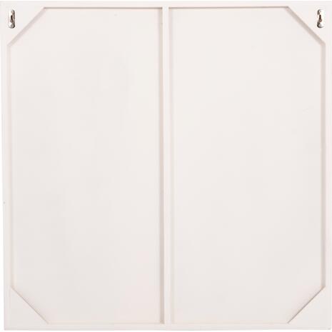 ΠΙΝΑΚΑΣ ΤΕΤΡΑΓΩΝΟΣ ΣΕΙΡΑ SANTORINI HM4507 MDF ΣΕ ΥΠΟΛΕΥΚΟ ΧΡΩΜΑ 80x4(πάχος)x80Υεκ.