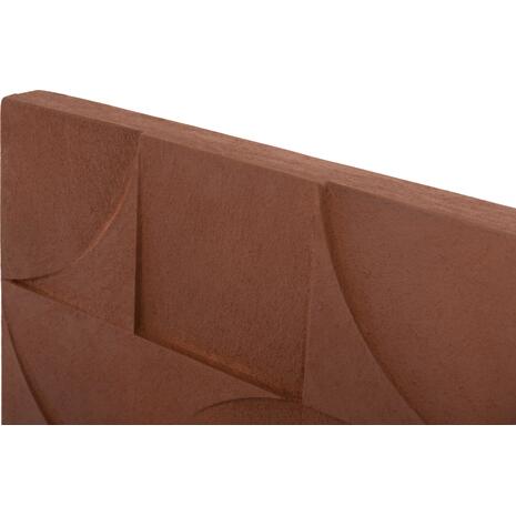 ΠΙΝΑΚΑΣ ΤΕΤΡΑΓΩΝΟΣ ΣΕΙΡΑ SANTORINI HM4524 MDF ΣΕ ΚΑΦΕ ΧΡΩΜΑ 80x5(πάχος)x80Υεκ.
