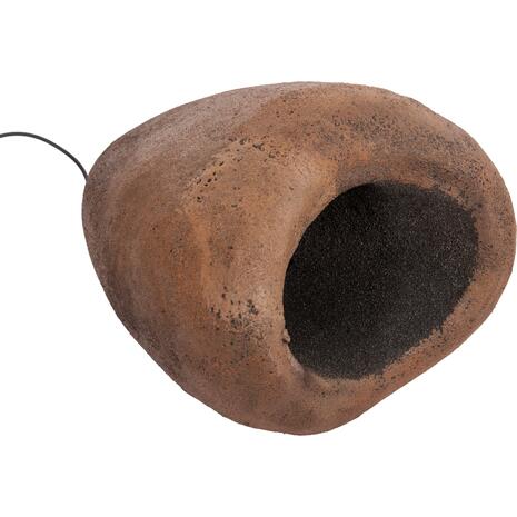 ΦΩΤΙΣΤΙΚΟ ΟΡΟΦΗΣ ΜΕ ΟΨΗ ΠΕΤΡΑΣ STONER (S) HM4417 ΣΚΟΥΡΟ ΜΠΕΖ 35x27x40Υεκ.