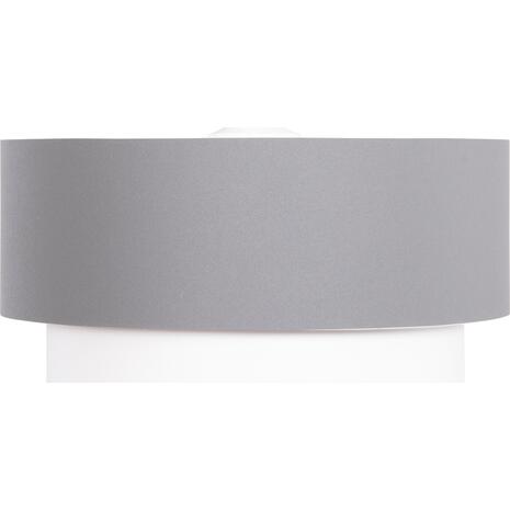 ΦΩΤΙΣΤΙΚΟ ΟΡΟΦΗΣ ΚΥΛΙΝΔΡΙΚΟ KRIKS HM4706.01 PVC ΣΕ ΛΕΥΚΟ-ΓΚΡΙ Φ30x70Υεκ.