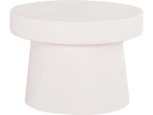 ΤΡΑΠΕΖΙ ΣΑΛΟΝΙΟΥ ΣΤΡΟΓΓΥΛΟ ΣΕΙΡΑ SANTORINI HM18051 MDF ΣΕ ΥΠΟΛΕΥΚΟ ΧΡΩΜΑ Φ60x42,5Υεκ.