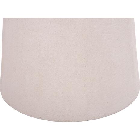 ΤΡΑΠΕΖΙ ΣΑΛΟΝΙΟΥ ΣΤΡΟΓΓΥΛΟ ΣΕΙΡΑ SANTORINI HM18052 MDF ΣΕ ΥΠΟΛΕΥΚΟ ΧΡΩΜΑ Φ48x49Υεκ.