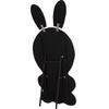 ΠΑΙΔΙΚΟΣ ΚΑΘΡΕΦΤΗΣ ΔΑΠΕΔΟΥ BUNNY HM4489.01 MDF ΡΟΖ & ΛΕΥΚΟ-ΜΑΥΡΟ STAND 80x162Υεκ.