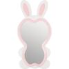 ΠΑΙΔΙΚΟΣ ΚΑΘΡΕΦΤΗΣ ΔΑΠΕΔΟΥ BUNNY HM4489.01 MDF ΡΟΖ & ΛΕΥΚΟ-ΜΑΥΡΟ STAND 80x162Υεκ.