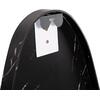 ΚΑΘΡΕΠΤΗΣ ΤΟΙΧΟΥ CRITHER HM4486.01 ΜΕ ΠΛΑΙΣΙΟ MDF ΣΕ BLACK MARBLE ΧΡΩΜΑ 49x140Υεκ.