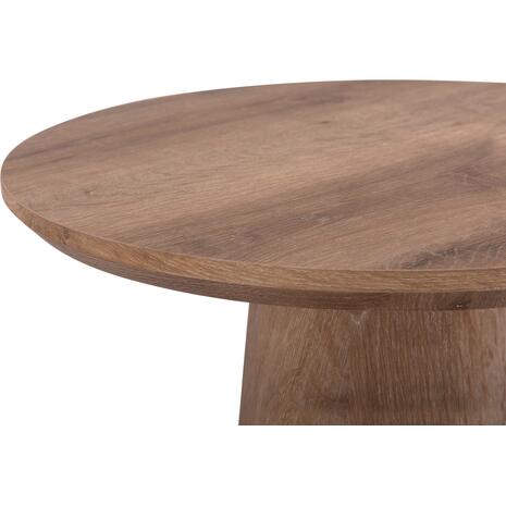 ΒΟΗΘΗΤΙΚΟ ΤΡΑΠΕΖΑΚΙ KARAN HM18029 MDF ΣΕ ΦΥΣΙΚΟ ΧΡΩΜΑ ΞΥΛΟΥ Φ45x56,5Υεκ