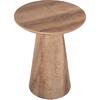 ΒΟΗΘΗΤΙΚΟ ΤΡΑΠΕΖΑΚΙ KARAN HM18029 MDF ΣΕ ΦΥΣΙΚΟ ΧΡΩΜΑ ΞΥΛΟΥ Φ45x56,5Υεκ
