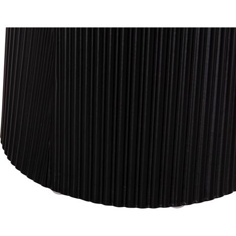 ΤΡΑΠΕΖΑΚΙ ΒΟΗΘΗΤΙΚΟ DENTON HM18023.01 MDF TOP ΦΥΣΙΚΟ ΞΥΛΟΥ-ΒΑΣΗ ΜΑΥΡΗ Φ45x51,5Υεκ.