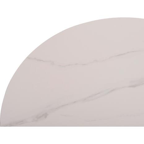 ΤΡΑΠΕΖΙ ΣΑΛΟΝΙΟΥ DUNCAN HM18022.02 ΚΕΡΑΜΙΚΟ TOP-MDF ΒΑΣΗ-ΚΡΕΜ ΛΕΥΚΟ Φ80x41Υεκ.