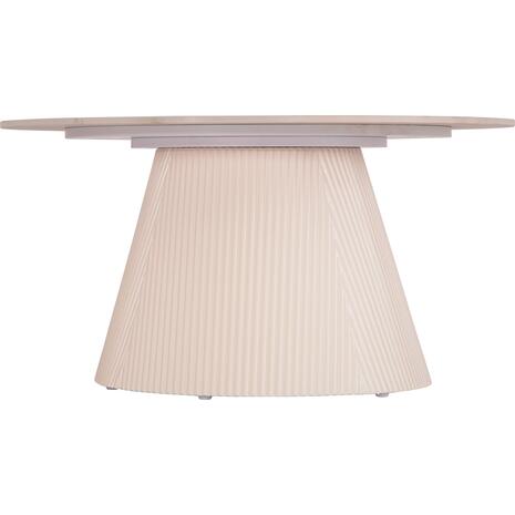 ΤΡΑΠΕΖΙ ΣΑΛΟΝΙΟΥ DUNCAN HM18022.02 ΚΕΡΑΜΙΚΟ TOP-MDF ΒΑΣΗ-ΚΡΕΜ ΛΕΥΚΟ Φ80x41Υεκ.
