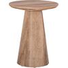 ΒΟΗΘΗΤΙΚΟ ΤΡΑΠΕΖΑΚΙ KARAN HM18029 MDF ΣΕ ΦΥΣΙΚΟ ΧΡΩΜΑ ΞΥΛΟΥ Φ45x56,5Υεκ