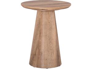 ΒΟΗΘΗΤΙΚΟ ΤΡΑΠΕΖΑΚΙ KARAN HM18029 MDF ΣΕ ΦΥΣΙΚΟ ΧΡΩΜΑ ΞΥΛΟΥ Φ45x56,5Υεκ