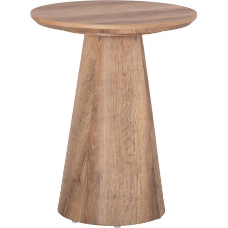 ΒΟΗΘΗΤΙΚΟ ΤΡΑΠΕΖΑΚΙ KARAN HM18029 MDF ΣΕ ΦΥΣΙΚΟ ΧΡΩΜΑ ΞΥΛΟΥ Φ45x56,5Υεκ