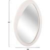ΚΑΘΡΕΠΤΗΣ ΤΟΙΧΟΥ ΟΒΑΛ ΣΕΙΡΑ SANTORINI HM4513 MDF ΣΕ ΥΠΟΛΕΥΚΟ 90x3,2x60Υεκ