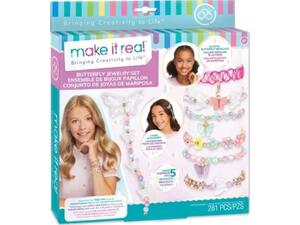 Make It Real Butterfly Jewelry Set - Παιδικό Σετ Κατασκευής Κοσμημάτων