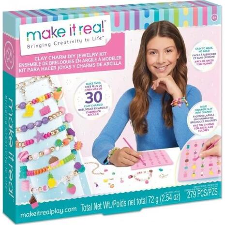 Make it Real - Jewerly Clay Charm DIY Jewelry Kit