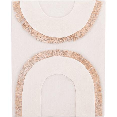 ΠΙΝΑΚΑΣ ΟΡΘΟΓΩΝΙΟΣ ΣΕΙΡΑ SANTORINI HM4535 MDF ΥΠΟΛΕΥΚΟ ΧΡΩΜΑ-ΔΙΑΚΟΣΜΗΣΗ ΜΠΕΖ 48x4,5(πάχος)x60Υεκ.