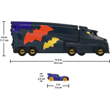 Fisher-Price Batwheels & Bam the Batmobile - Aυτοκινητάκι Batman με ράμπα